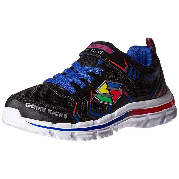 Shop Skechers Kids Boys' Nitrate Game Kicks Og Chukka,Black Shop Skechers Kids Boys' Nitrate Game Kicks Og Chukka,Black