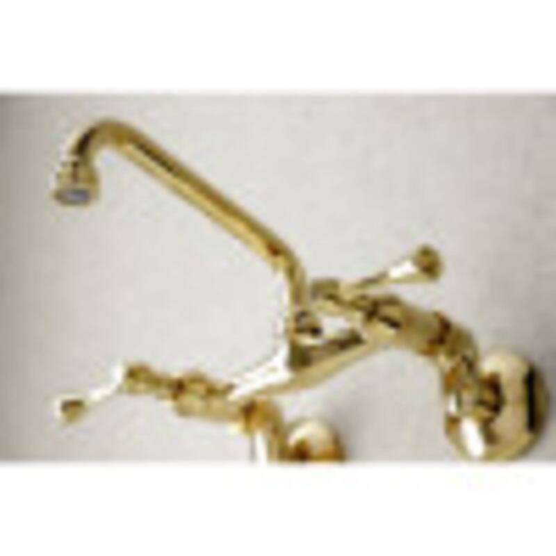 Kingston Brass Kingston 1.8 GPM Wall Mounted Bridge Kitchen Faucet