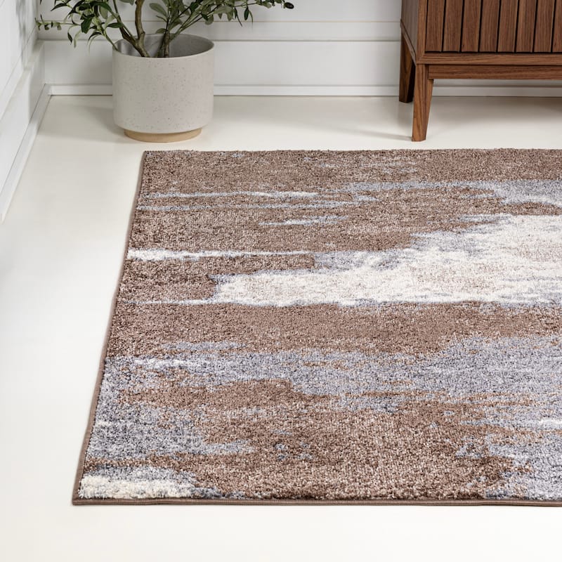 JONATHAN Y Sloane Contemporary Bohemian Abstract Marble Area Rug