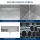preview thumbnail 7 of 6, Kitchen Sink, 30 Inch Brushed Nickel Topmount Kitchen Bar Sink with Single-tier Track - 30x22x10in