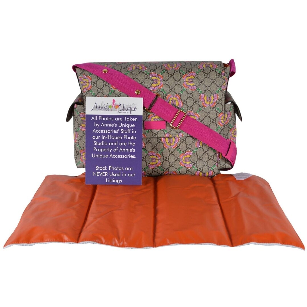 gucci butterfly diaper bag