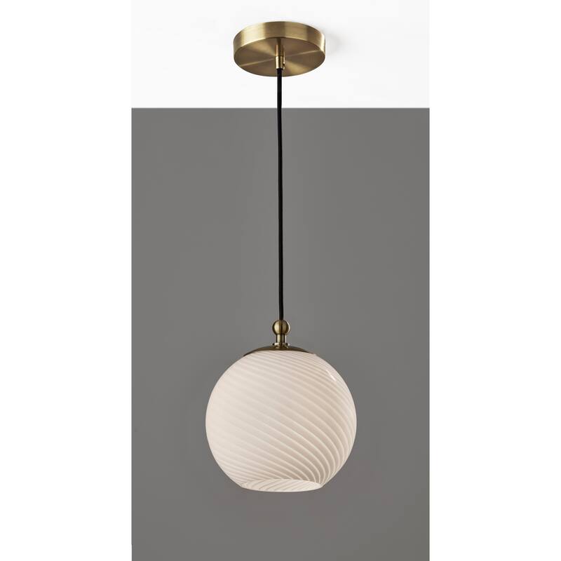 Adesso Swirl Pendant Light