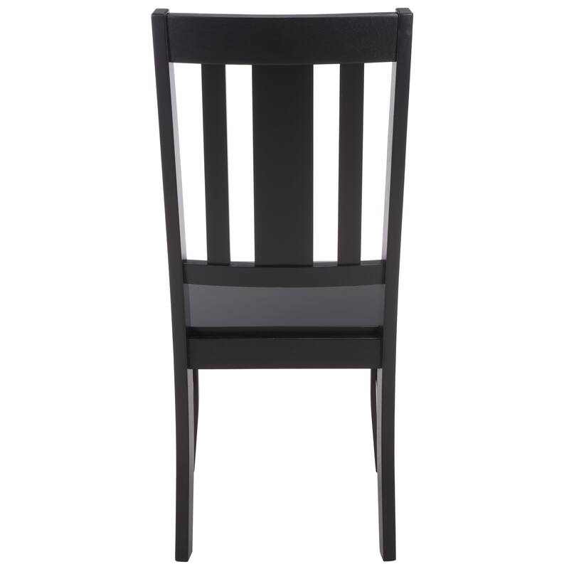 SAFAVIEH Home Roswitha Slat Back Side Chair - 18"W x 22"D x 39"H