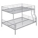 preview thumbnail 16 of 31, 2 In 1 Modern Full XL Over Queen Metal Bunk Bed With Sturdy Frame,Save Space or Split Into 2 Beds