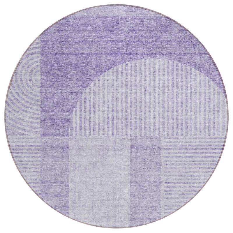 HomeRoots Geometric Transitional Rectangle Outdoor Rug