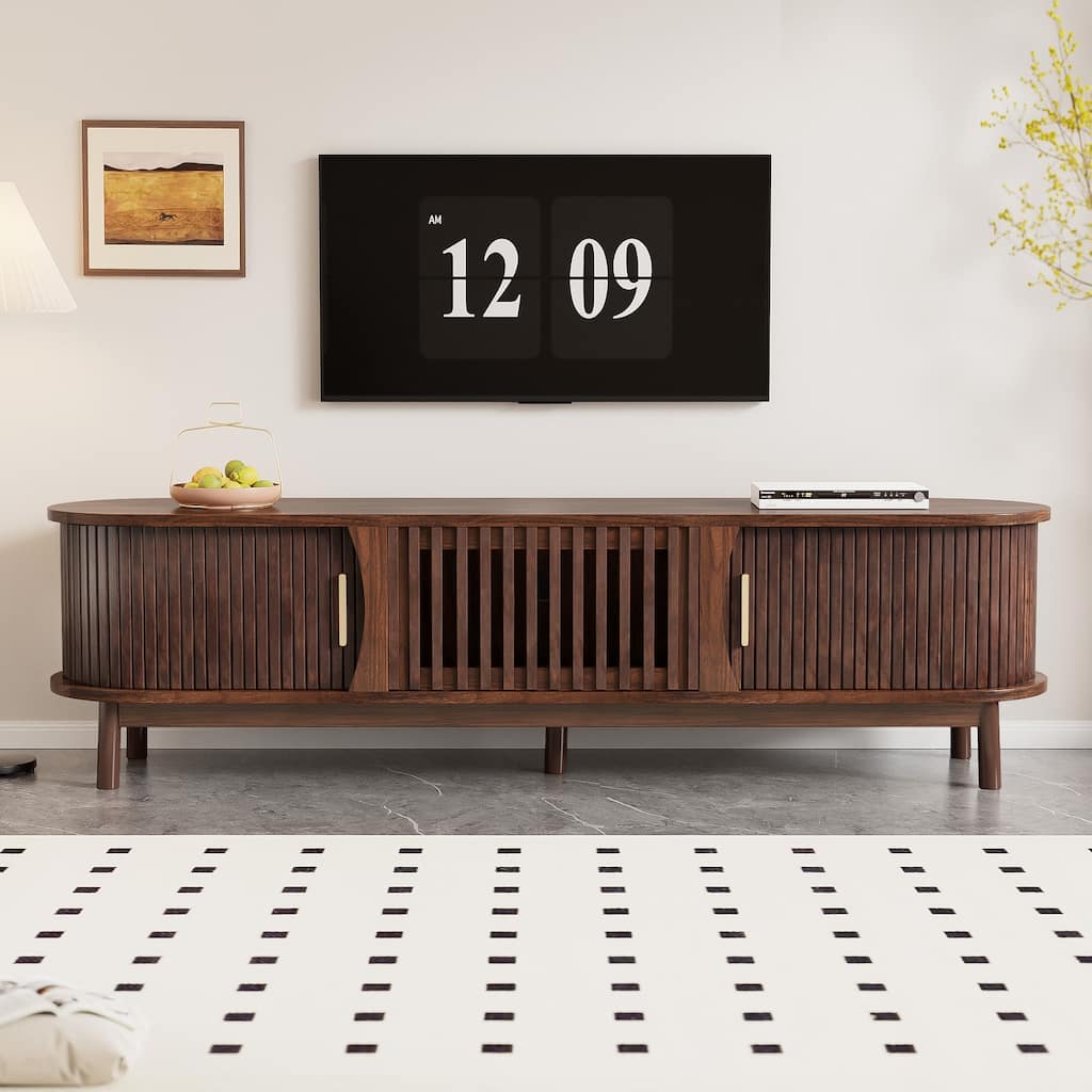 67 in with Storage Cabinet TV Stand for TVs up to 75 in - n/a