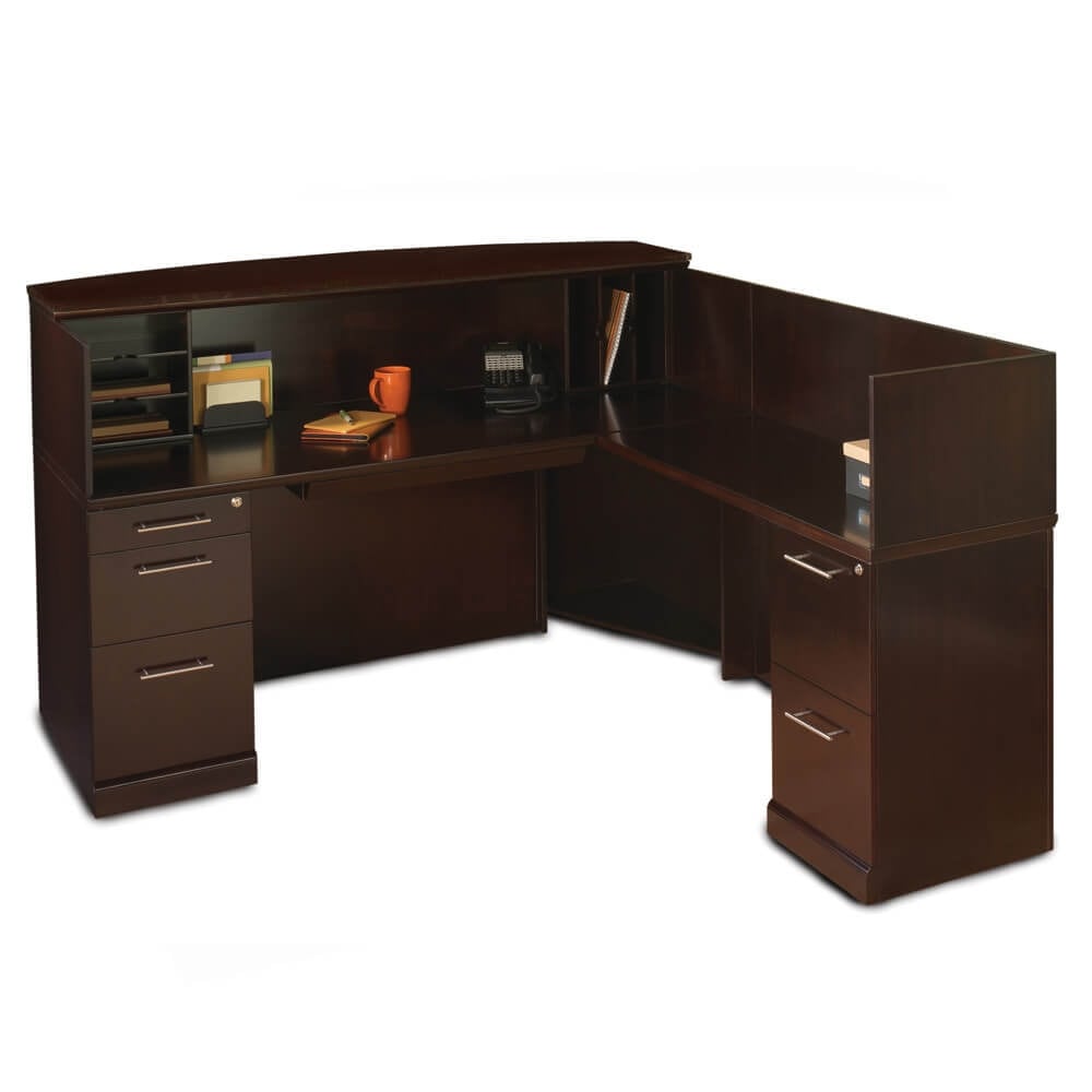 Shop Preside Reception Desk L Shaped Right Hand Overstock 28555738