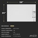 preview thumbnail 16 of 34, ANZZI Borderless Series 59 in. Barrier-Free Curbless Shower Base with Reversible Drain, Slip-Resistant & ADA Compliant