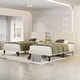 preview thumbnail 49 of 65, VECELO Upholstered Kids Bed Frame with Diamond Tufted Headoard,Twin Size Bed Set of 2