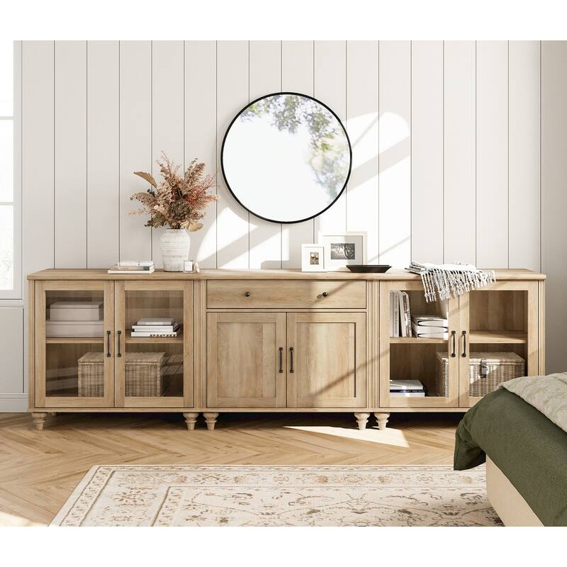 Sideboard Buffet Cabinets with Doors and Drawer