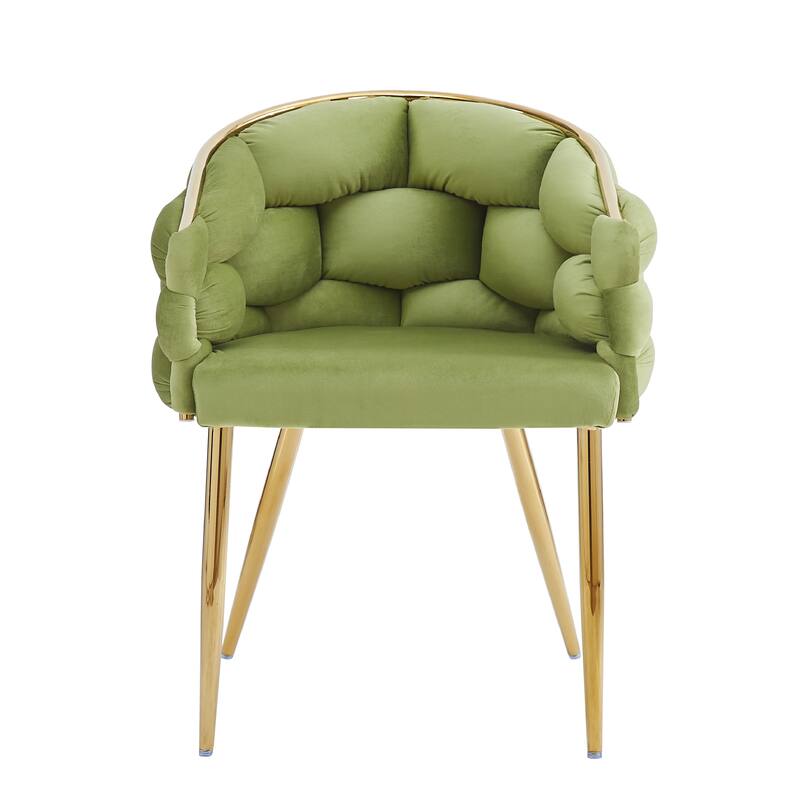 Velvet Handmade Accent Chairs (Set of 2)