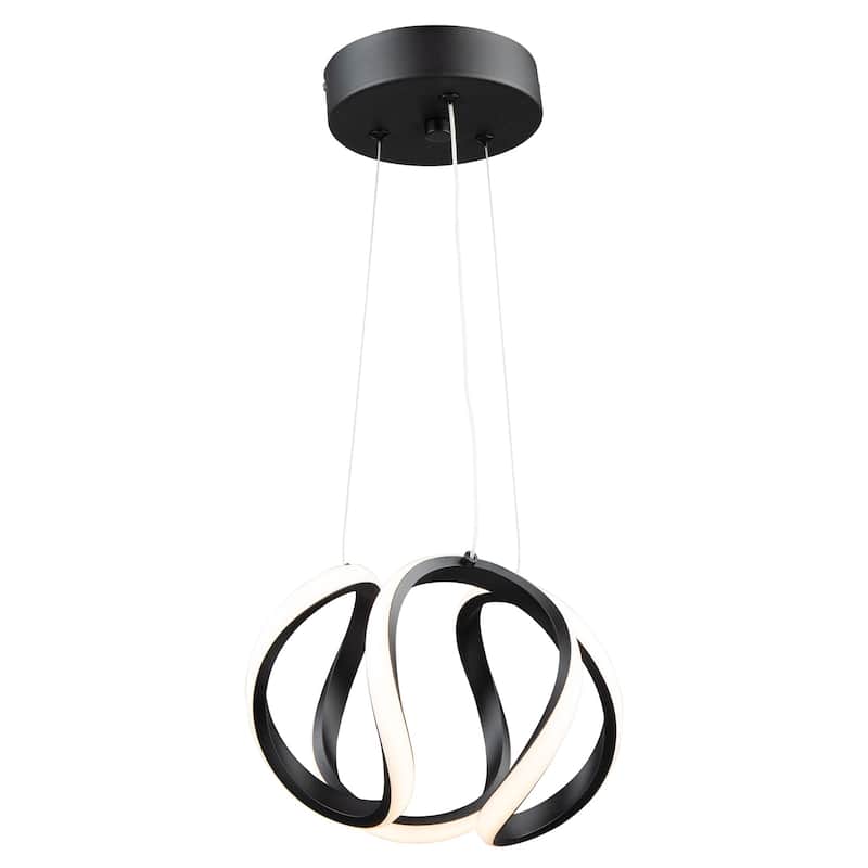 Artcraft Mira - LED Pendant - 15W - Black - Black