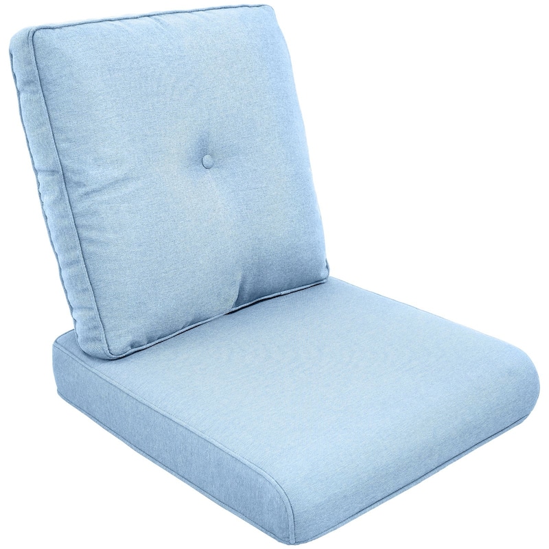 Gymojoy Pillow and Cushion Set Deep Seat Indoor/Outdoor - 25" x 22" x 4"