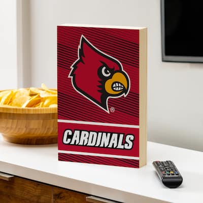 University of Louisville Wooden Tabletop Mantel Shelf Sign