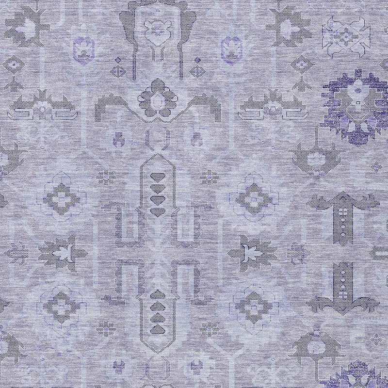 HomeRoots Oriental Traditional Rectangle Outdoor Rug