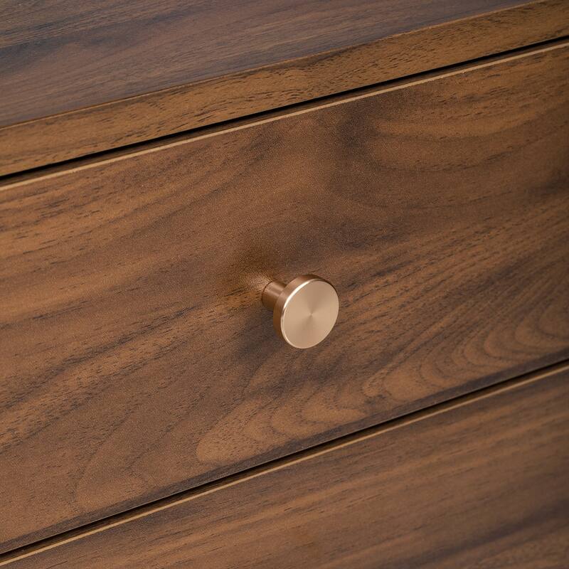 Roomfitters 76 Inch Modern Glass Door TV Stand for 85 Inch TV, Wood Grain Entertainment Center with Storage Cabinets, Walnut