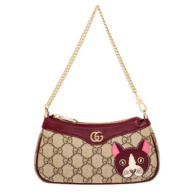 Gucci Ophidia Mini Bag with Dog Detail