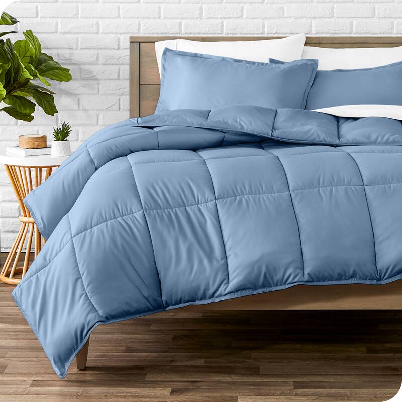 Bare Home Hypoallergenic Down Alternative Comforter Set - Full - Coronet Blue