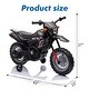 preview thumbnail 14 of 21, Electric Kids Ride-on Motorcycle with Training Wheels, Headlight, Engine Sounds, Rechargeable Battery
