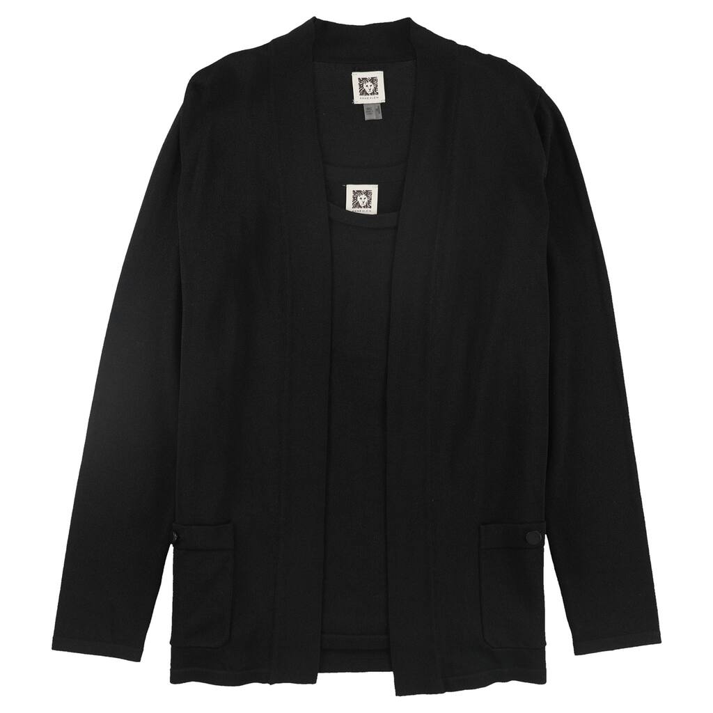 Anne Klein Womens Set Cardigan Sweater