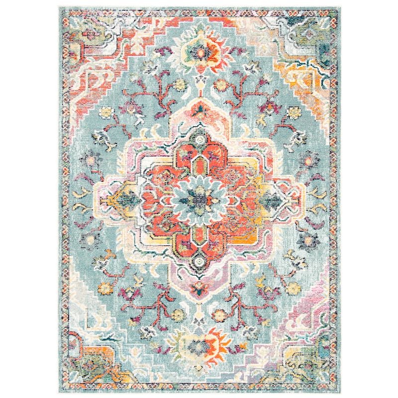 SAFAVIEH, Crystal Naimat Vintage Boho Medallion Rug