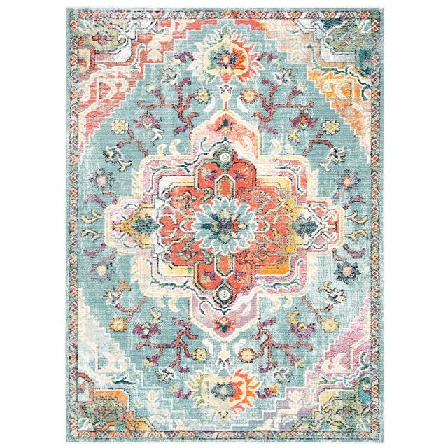 SAFAVIEH Crystal Floretta Vintage Boho Medallion Rug