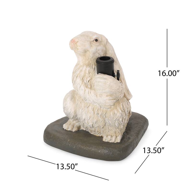 Roomfitters Rabbit/Bear/Elephant Umbrella Base, Decorative Heavy-Duty Patio Stand