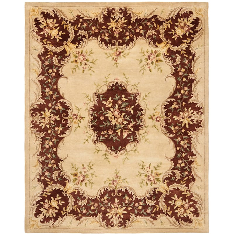 SAFAVIEH Handmade Bergama Folkea Oriental Hand-spun Wool Rug