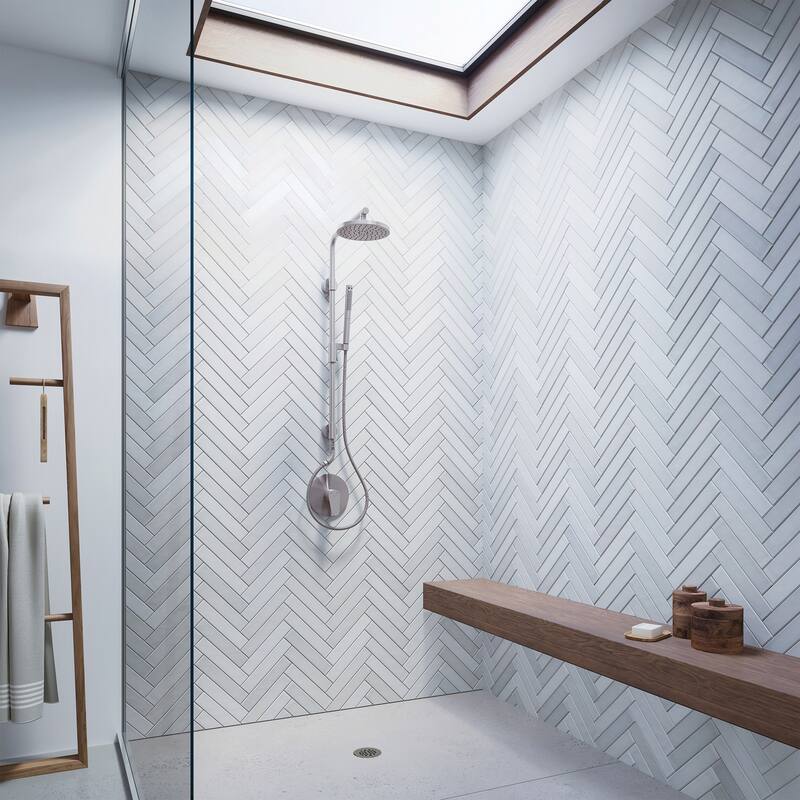 Kona Shower System in Brushed Nickel