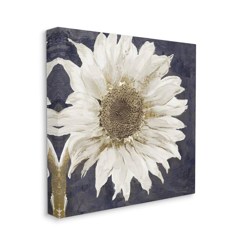 Stupell Modern Distressed Daisy Stretched Canvas Wall Art, Design by Sophie 6