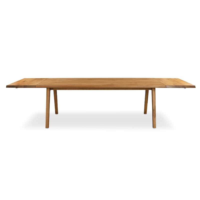 Poly and Bark Kent Solid Oak Wood Dining Table