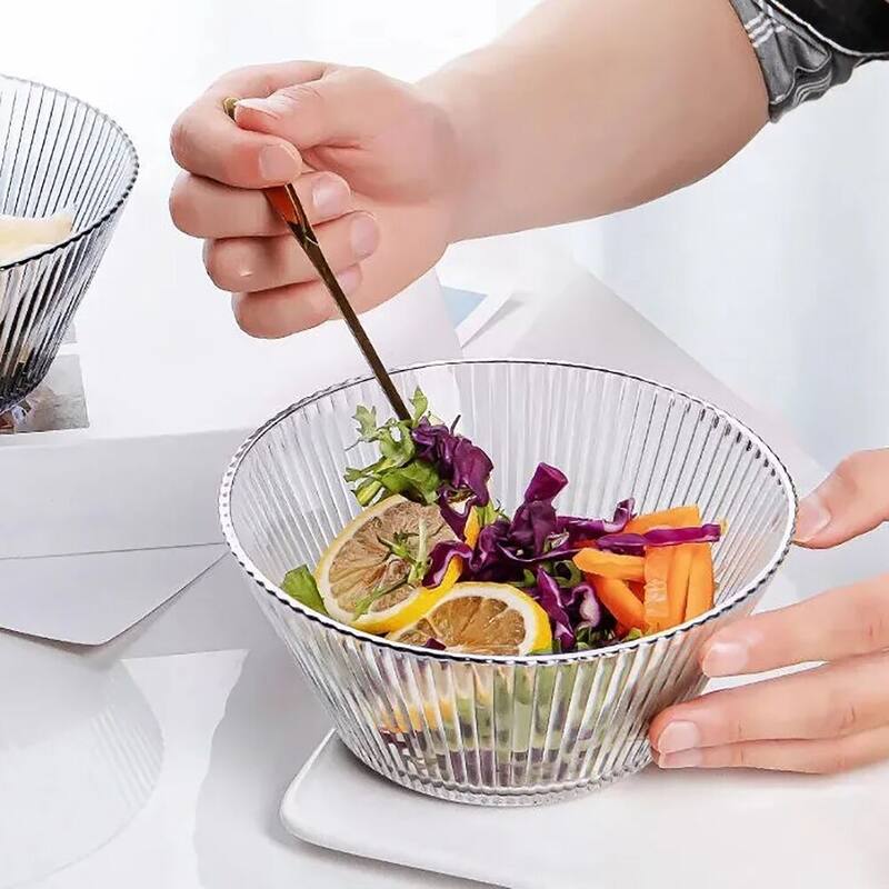 STP Goods Beam Glass Salad Bowls Set of 2 - set of 2