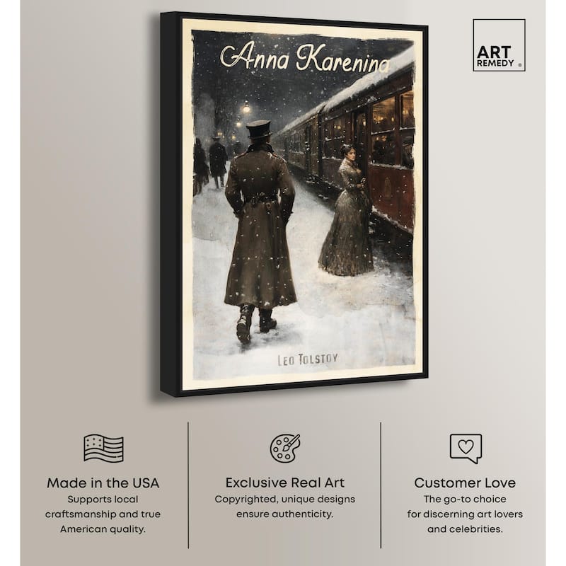 Anna Karenina Canvas by Art Remedy