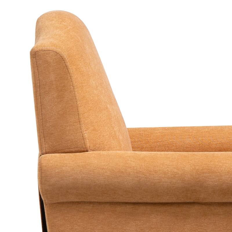 Brown Club Chair Side Chair with Nailhead Trim, Accent Chair Padded Chair Dressing Chair Single Sofa Chair