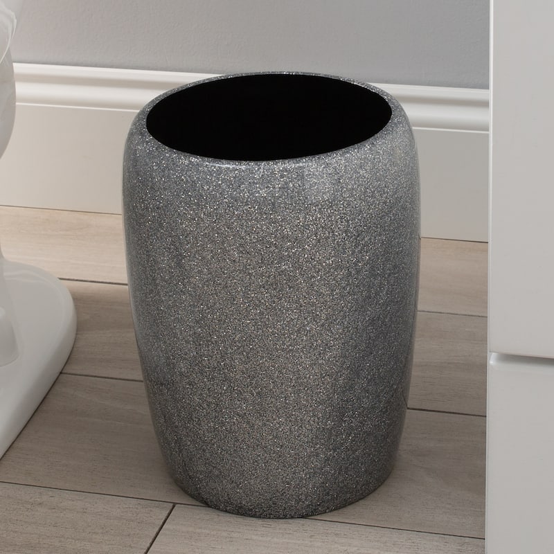 Elle Décor Eclat Glitter Waste Bin
