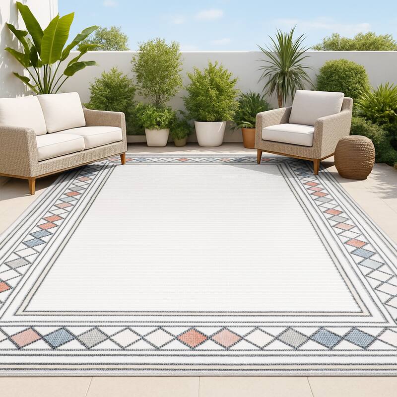 JONATHAN Y Star Abstract Swirl Area Rug