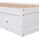 preview thumbnail 14 of 13, Concise Platform Storage Bed Frame with 3 Drawers for Twin Mattress, White