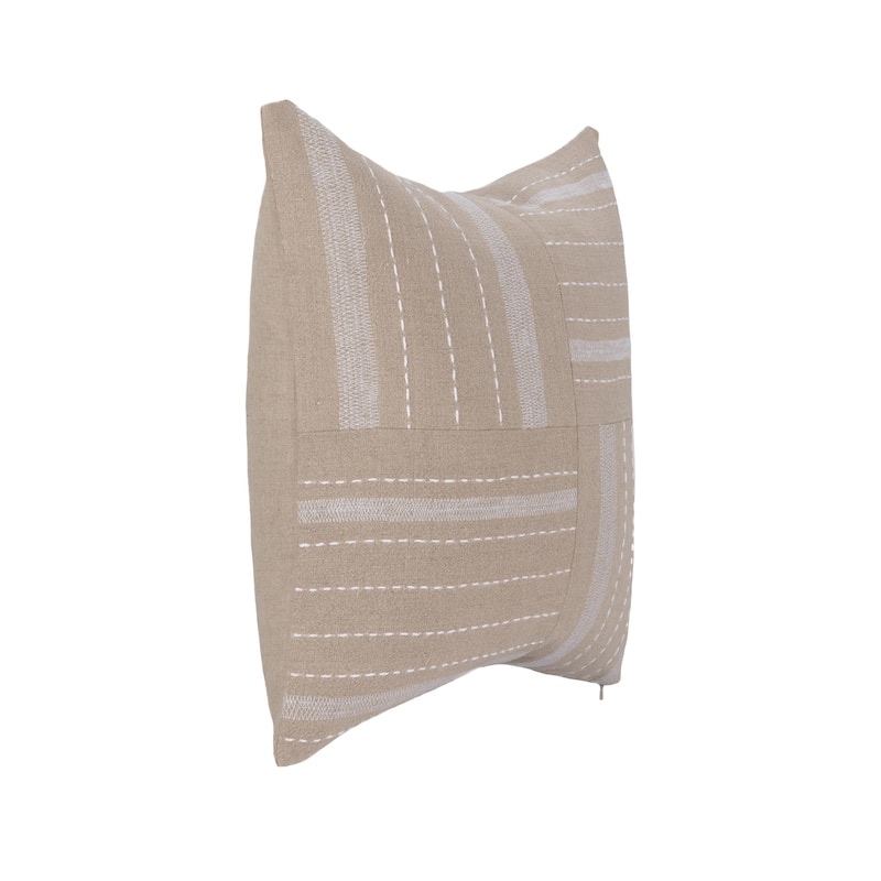 Villa by Classic Home Origin Belgian Linen Blend Throw Pillow