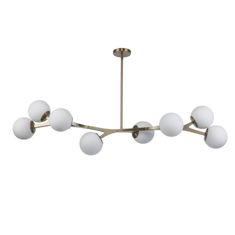 Trans Globe Lighting 11638 Rebel 8 Light 57" Wide Linear Pendant