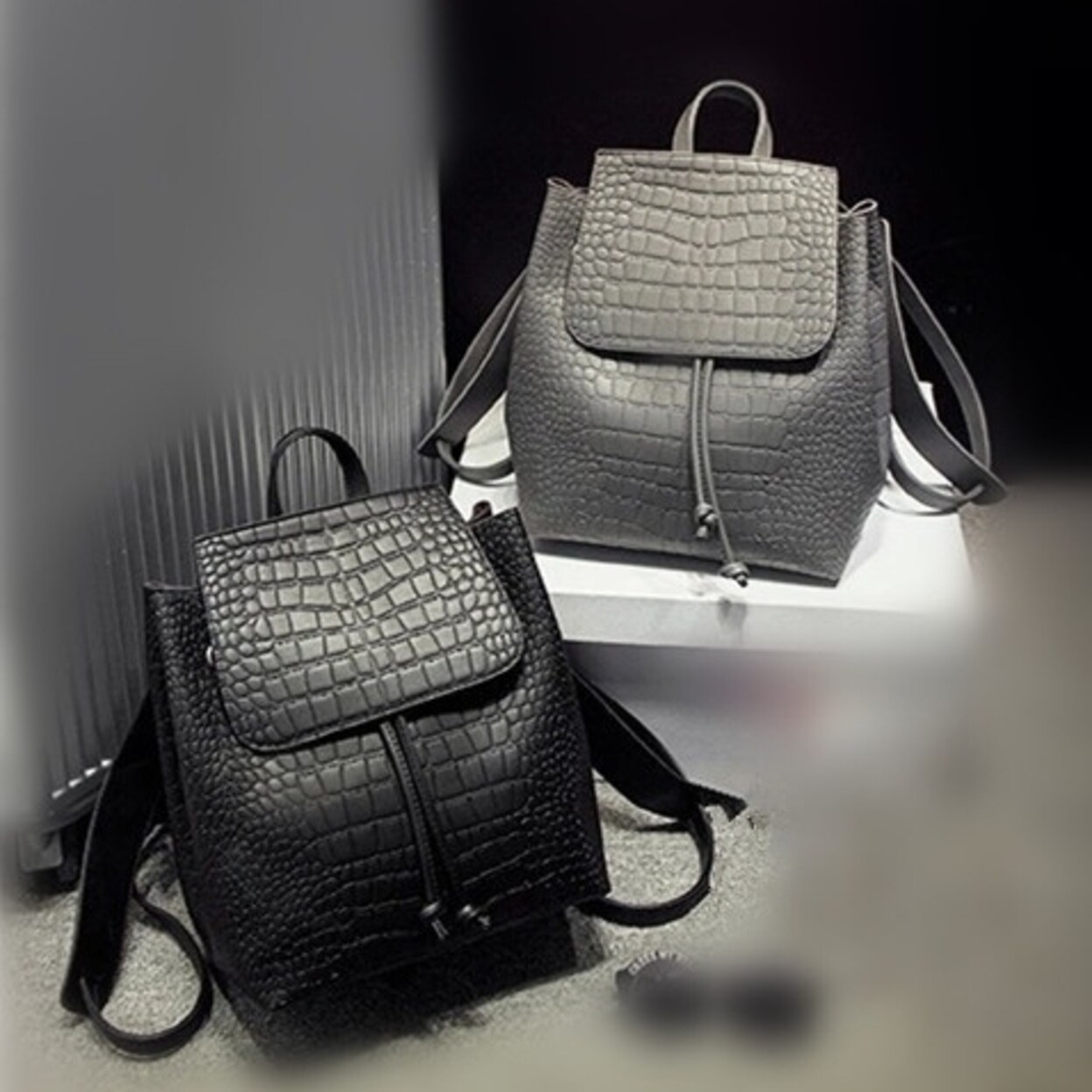 vintage leather school bag