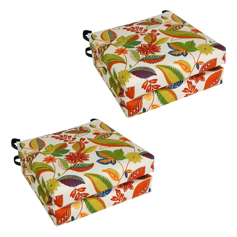 16-inch Indoor/Outdoor Chair Cushions (Set of 4) - 16 x 16