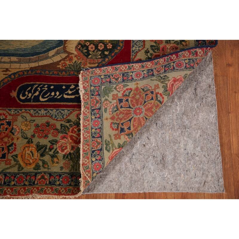 Pre-1900 Antique Masterpiece Vegetable Dye Tabriz Persian Rug - 4'7" x 6'4"