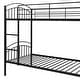 preview thumbnail 8 of 13, 2 In 1 Multifunction Twin Over Twin Metal Bunk Bed