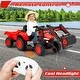 preview thumbnail 5 of 6, EROMMY Remote-Controlled Ride-On Excavator Toy with Horn, LED Lights, Music Player, and Safety Belt - N/A