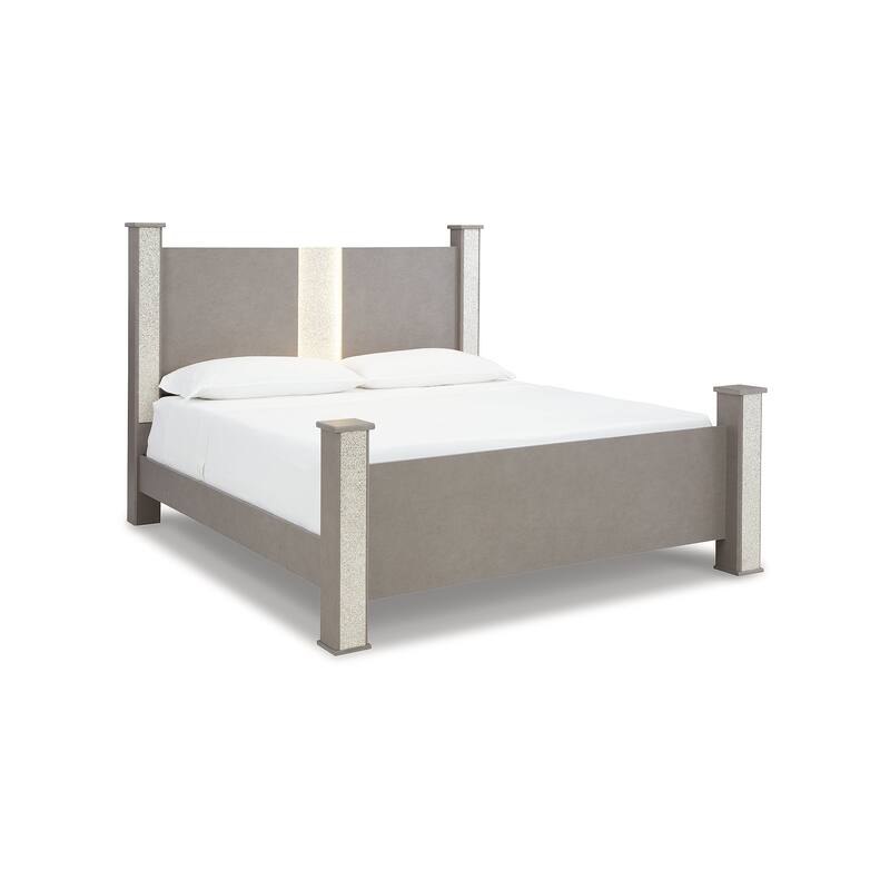 Signature Design by Ashley Surancha Gray Poster Bed