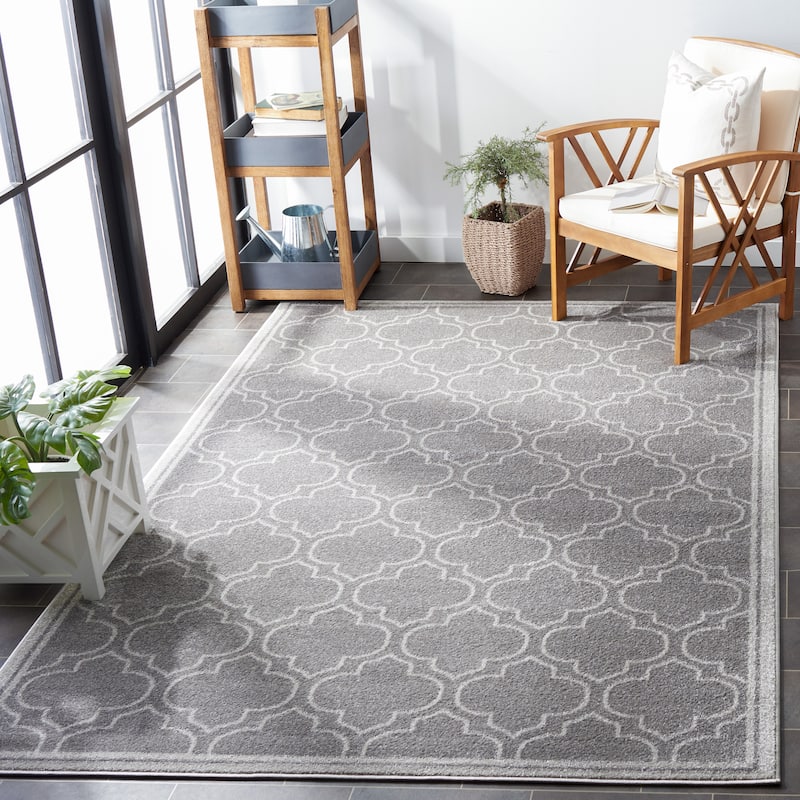 SAFAVIEH, Amherst Doraline Modern Rug - 8' x 10' - Grey/Light Grey