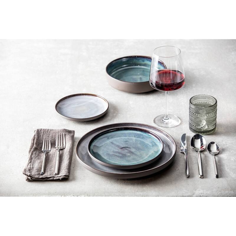 Fortessa Capri 18/10 Stainless Steel, 5PC Flatware Set (Service for 1), Silver