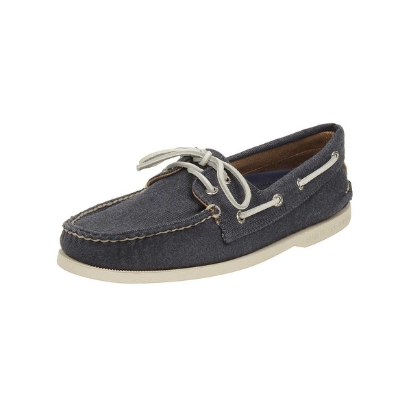 mens extra wide canvas boat shoes