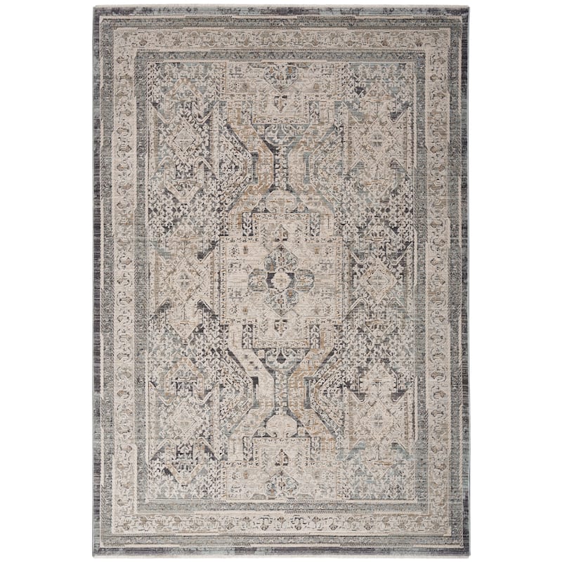Nourison Nyle Vintage Persian Medallion Boho Area Rug