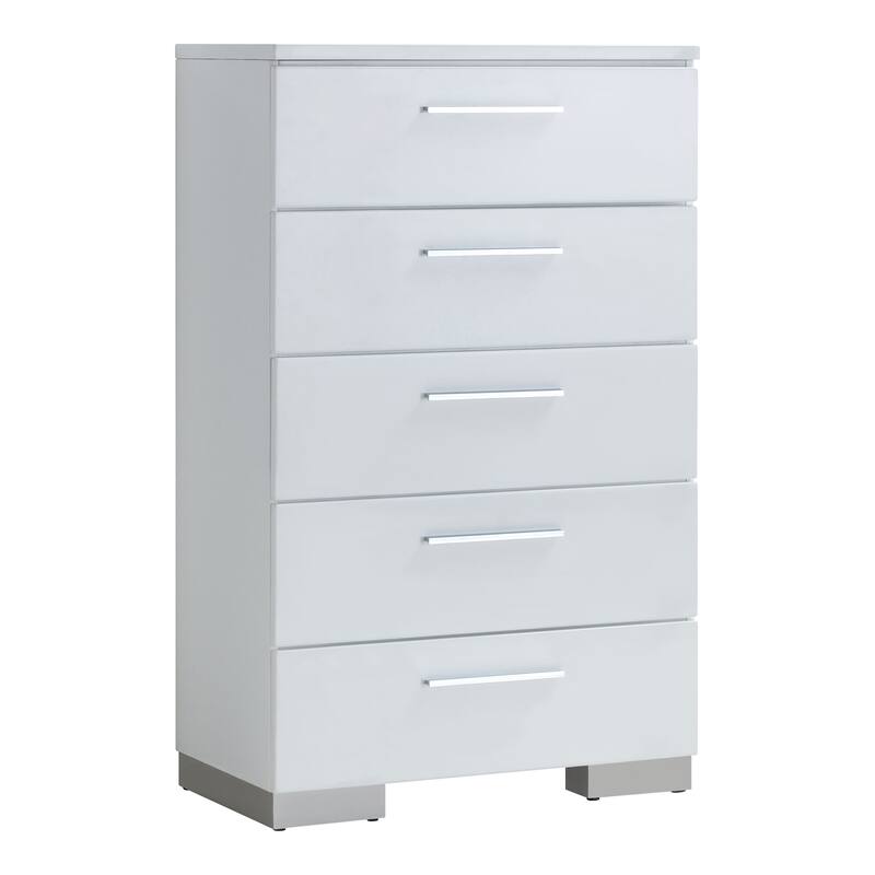 Ballingham Modern 5-Drawer Wood Vertical Chest by Carbon Loft
